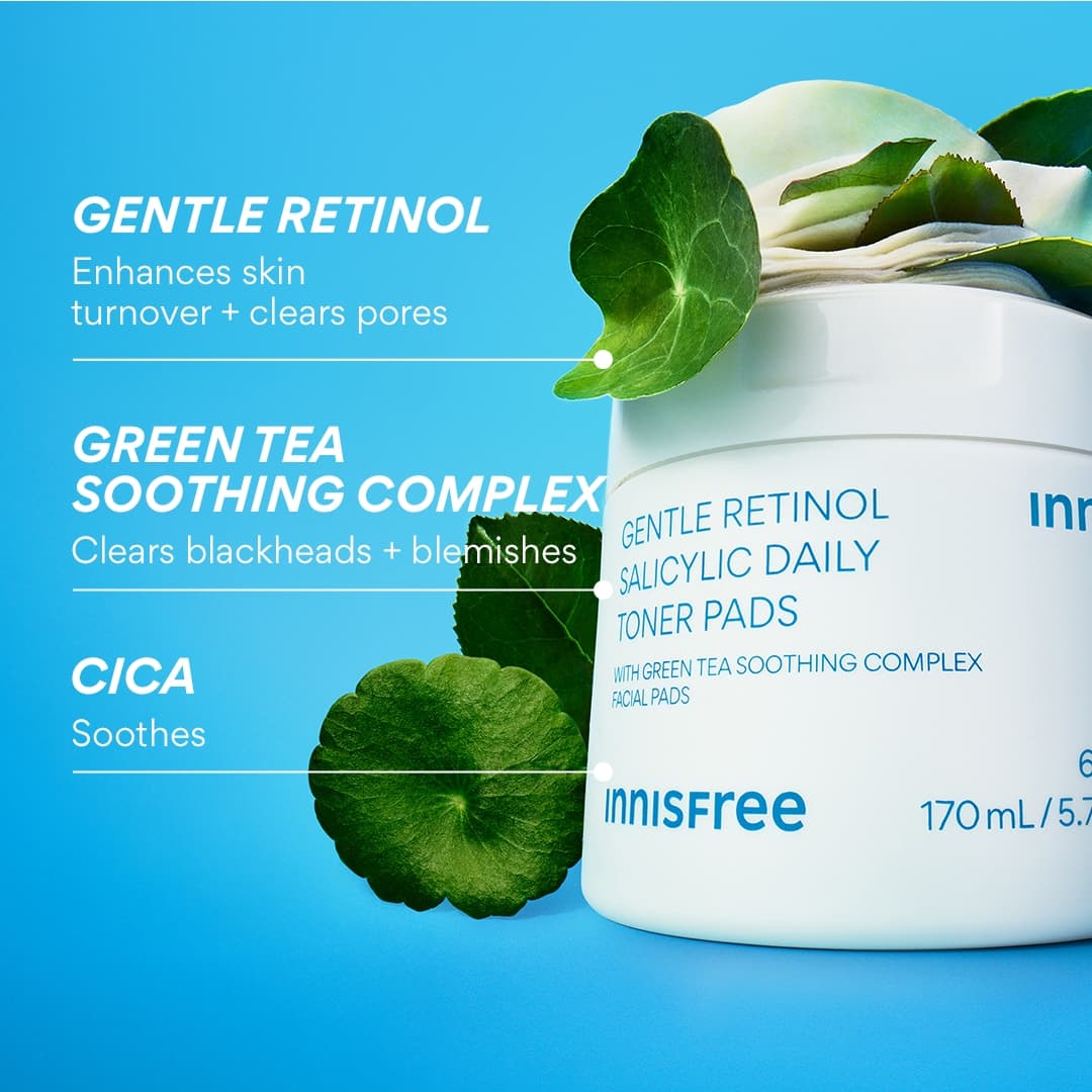 Daily Gentle Retinol Salicylic Toner Pads - Image 5