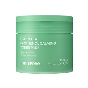Green Tea Panthenol Calming Toner Pads