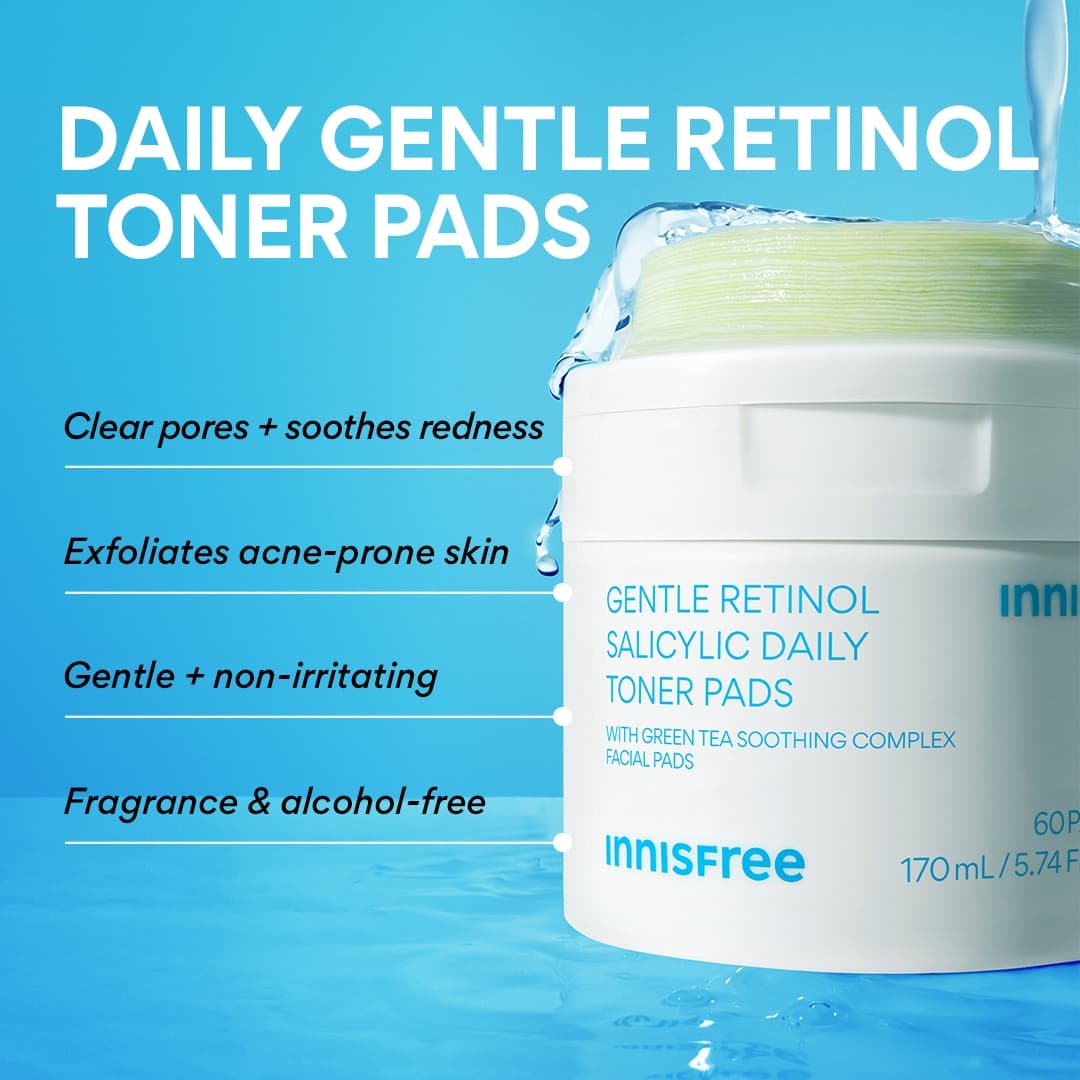 Daily Gentle Retinol Salicylic Toner Pads - Image 2