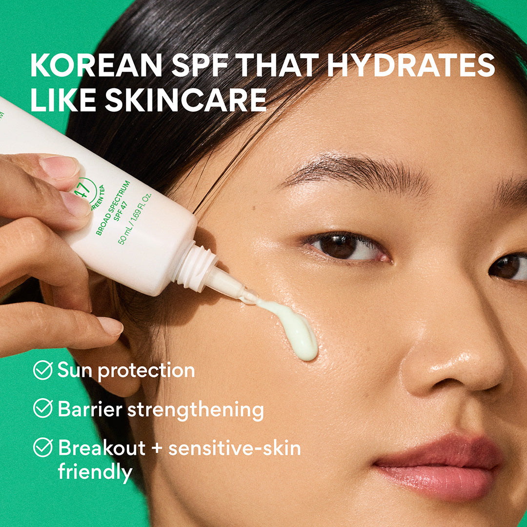 Daily UV Invisible Barrier Sunscreen Serum Broad Spectrum SPF 47 with Green Tea - Image 8
