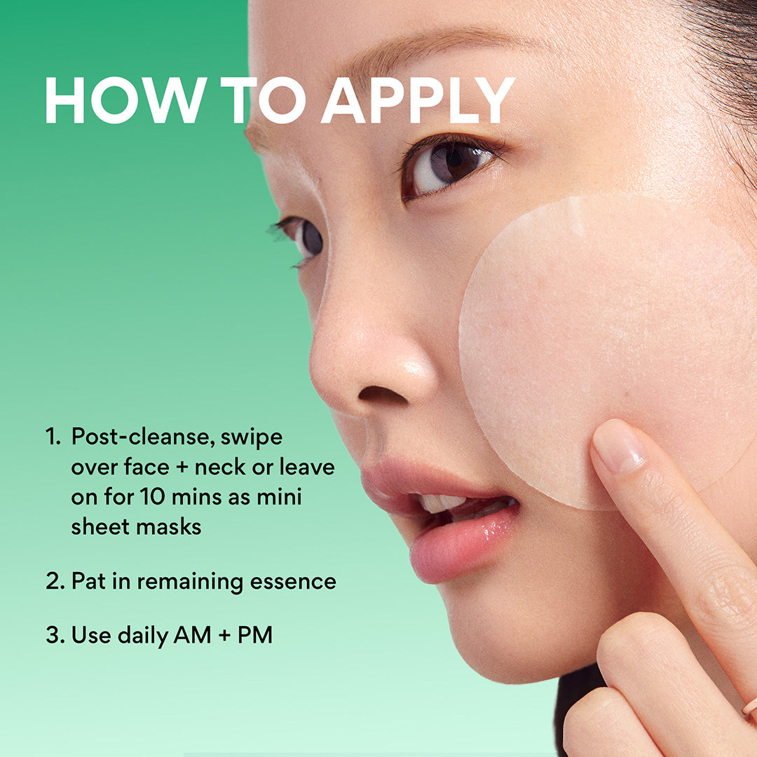 Green Tea Panthenol Calming Toner Pads - Image 8